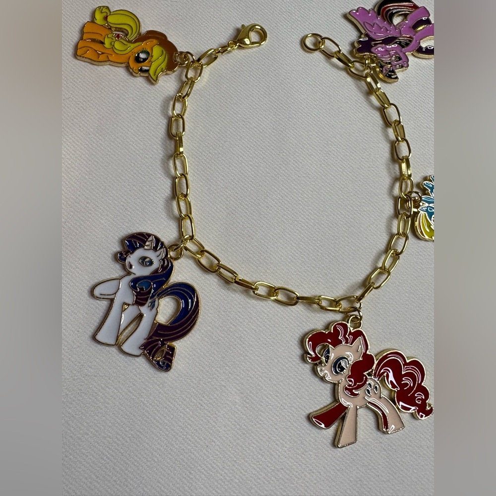 Handmade My Little Pony Charm Bracelet - Picture 2 of 3